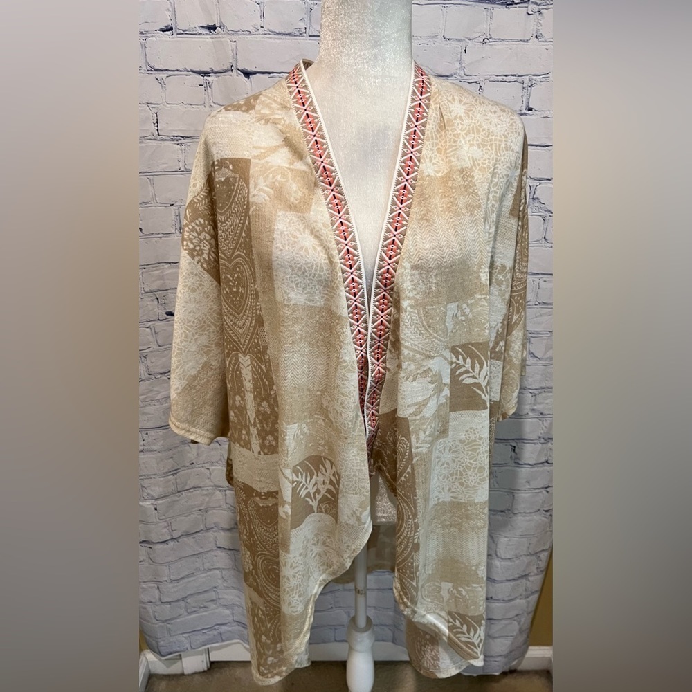 NWT Cato Lightweight Kimono Shaw Duster Size XL